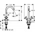 Смеситель Hansgrohe Logis Classic 71285000 для кухонной мойки