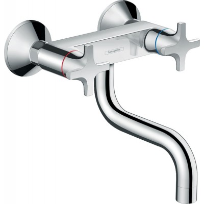 Смеситель Hansgrohe Logis M32 71287000 для кухонной мойки, хром