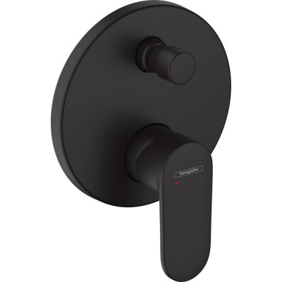 Смеситель Hansgrohe Vernis Blend 71467670 для ванны с душем, матовый черный