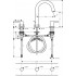 Смеситель Hansgrohe Vernis Shape 71563670 для раковины, черный