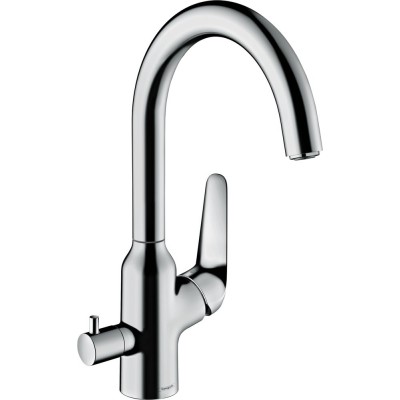 Смеситель Hansgrohe Focus M42 71803000 для кухонной мойки, хром