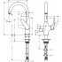Смеситель Hansgrohe Focus M42 71803000 для кухонной мойки, хром