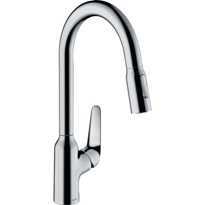 Смеситель Hansgrohe Focus M42 71820000 для кухонной мойки, хром