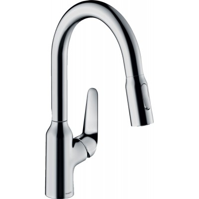 Смеситель Hansgrohe Focus M42 71821000 для кухонной мойки, хром