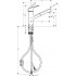Смеситель Hansgrohe Focus M43 71842800 для кухонной мойки, сталь