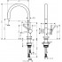 Смеситель Hansgrohe Talis M54 72805800 для кухонной мойки, под сталь
