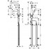 Смеситель Hansgrohe Metris M71 73800000 для кухонной мойки, хром