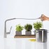 Смеситель Hansgrohe Metris Select M71 73802000 для кухонной мойки, хром