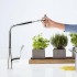 Смеситель Hansgrohe Metris Select M71 73803000 для кухонной мойки, хром