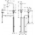 Смеситель Hansgrohe Metris Select M71 73804000 для кухонной мойки, хром