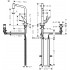 Смеситель Hansgrohe Metris Select M71 73806000 для кухонной мойки, хром