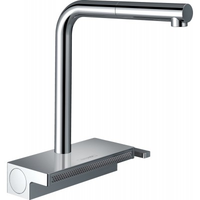 Смеситель Hansgrohe Aquno Select M81 73830000 для кухонной мойки, хром