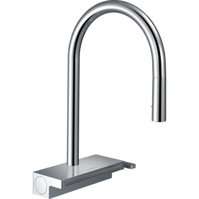 Смеситель Hansgrohe Aquno Select M81 73831000 для кухонной мойки, хром