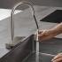 Смеситель Hansgrohe Aquno Select M81 73831800 для кухонной мойки, сталь