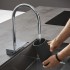 Смеситель Hansgrohe Aquno Select M81 73837000 для кухонной мойки, хром