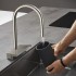 Смеситель Hansgrohe Aquno Select M81 73837800 для кухонной мойки, сталь