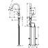 Смеситель Hansgrohe Talis M52 73864000 для кухонной мойки, хром