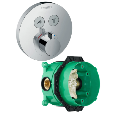 Термостат для ванны с душем со скрытой частью Hansgrohe ShowerSelect S 15743000S купить с доставкой. 100% Оригинал. Гарантия! Термостат для ванны с душем со скрытой частью Hansgrohe ShowerSelect S 15743000S купить с доставкой. 100% Оригинал. Гарантия!