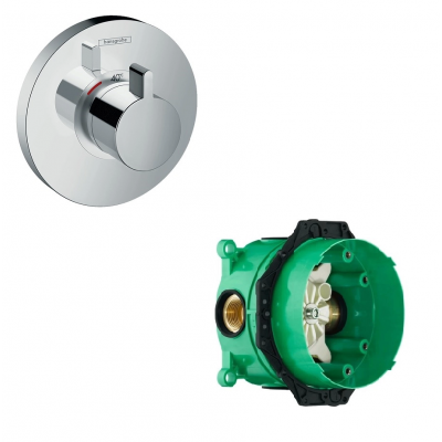 Термостат со скрытой частью Hansgrohe ShowerSelect S Highflow 15741000S купить с доставкой. 100% Оригинал. Гарантия!