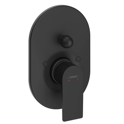 Комплект смеситель для ванны c душем и скрытая часть Hansgrohe Rebris E 72459670S, черный матовый купить с доставкой. 100% Оригинал. Гарантия!