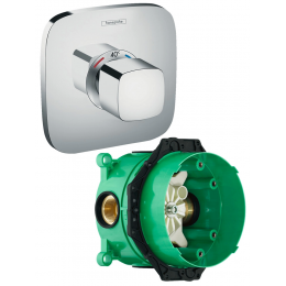 Термостат для душа со скрытой частью Hansgrohe Ecostat E Highflow 15706000S Термостат для душа со скрытой частью Hansgrohe Ecostat E Highflow 15706000S