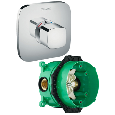 Термостат для душа со скрытой частью Hansgrohe Ecostat E Highflow 15706000S купить с доставкой. 100% Оригинал. Гарантия! Термостат для душа со скрытой частью Hansgrohe Ecostat E Highflow 15706000S купить с доставкой. 100% Оригинал. Гарантия!