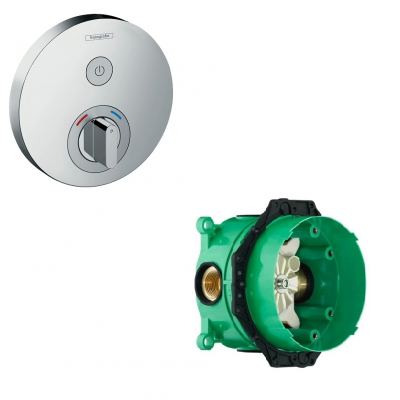 Смеситель для душа со скрытой частью Hansgrohe ShowerSelect S 15747000S купить с доставкой. 100% Оригинал. Гарантия!