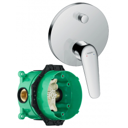 Смеситель для ванны со скрытой частью Hansgrohe Novus 71045000S хром Смеситель для ванны со скрытой частью Hansgrohe Novus 71045000S хром