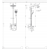 Душевая стойка Hansgrohe Raindance Select Showerpipe E300 2jet EcoSmart 9 л/мин с ShowerTablet Select 300 (хром) 27283000