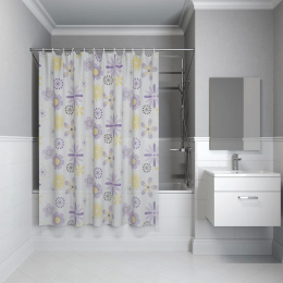 Штора для ванной Iddis Promo P03PV11i11 фиолетовый