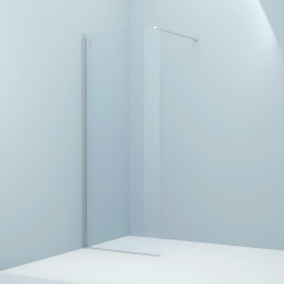 Душевая перегородка Iddis Slide 80 см. профиль хром, стекло прозрачное