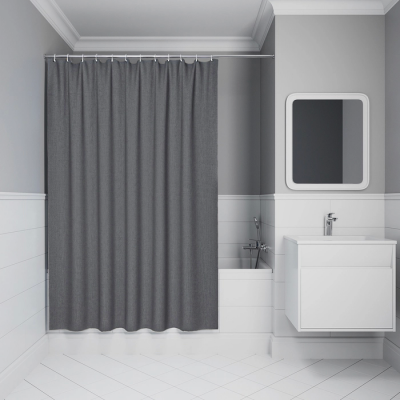 Штора для ванной Iddis Decor DL03P18i11 серая купить с доставкой. 100% Оригинал. Гарантия!