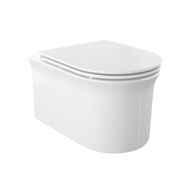 Унитаз подвесной с сиденьем микролифт Iddis Sena SENRDSEi25 безободковый Унитаз подвесной с сиденьем микролифт Iddis Sena SENRDSEi25 безободковый