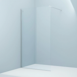 Душевая перегородка Iddis Slide 110 см. профиль хром, стекло прозрачное