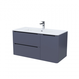 Тумба с раковиной Iddis Edifice 100 EDI10D0i95K темно-серая