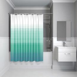 Штора для ванной Iddis Base BR04P18i11 голубая Штора для ванной Iddis Base BR04P18i11 голубая