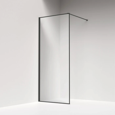 Душевая перегородка Iddis Slide 80 см. профиль черный, стекло прозрачное купить с доставкой. 100% Оригинал. Гарантия!