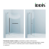 Шторка для ванны Iddis Ray 110 см. профиль хром, стекло прозрачное RAY6CS1i90 купить с доставкой. 100% Оригинал. Гарантия!