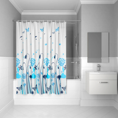 Штора для ванной Iddis Promo P31PV11i11 белый;голубой купить с доставкой. 100% Оригинал. Гарантия! Штора для ванной Iddis Promo P31PV11i11 белый;голубой купить с доставкой. 100% Оригинал. Гарантия!