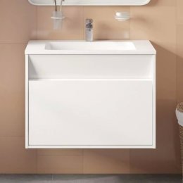 Тумба с раковиной Iddis Esper 75 ESP80W0i95+4508000i28 белая