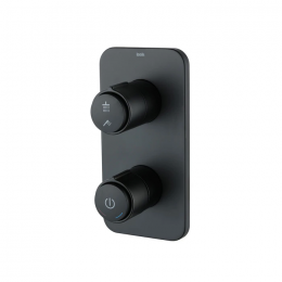 Встраиваемый смеситель для ванны и душа IDDIS Slide SLIBLBTi67 двумя выходами с управлением Push Control черный матовый Встраиваемый смеситель для ванны и душа IDDIS Slide SLIBLBTi67 двумя выходами с управлением Push Control черный матовый