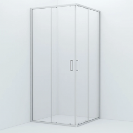 Душевая перегородка Iddis Zodiac 90 см. профиль хром, стекло прозрачное