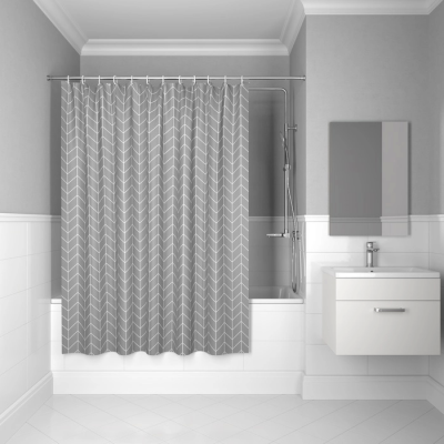 Штора для ванной Iddis Base BD06P24i11 серая купить с доставкой. 100% Оригинал. Гарантия!