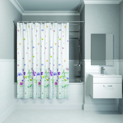 Штора для ванной Iddis Basic B12P118i11 белый купить с доставкой. 100% Оригинал. Гарантия!