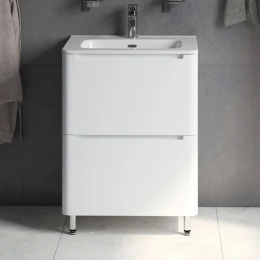 Тумба с раковиной Iddis Edifice 60 EDI60WFi95+0106000I28 белая