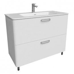 Тумба с раковиной Iddis Brick 100 BRI10WFi95K белая Тумба с раковиной Iddis Brick 100 BRI10WFi95K белая