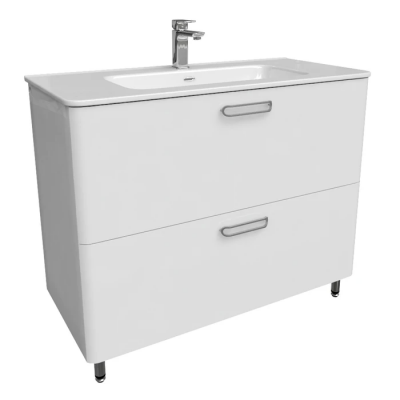 Тумба с раковиной Iddis Brick 100 BRI10WFi95K белая купить с доставкой. 100% Оригинал. Гарантия!