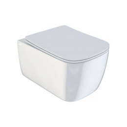 Унитаз подвесной с сиденьем микролифт Iddis Bridge BRIRDSEi25 безободковый Унитаз подвесной с сиденьем микролифт Iddis Bridge BRIRDSEi25 безободковый