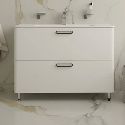 Тумба под раковину Iddis Brick 100 BRI10WFi95 белая купить с доставкой. 100% Оригинал. Гарантия!