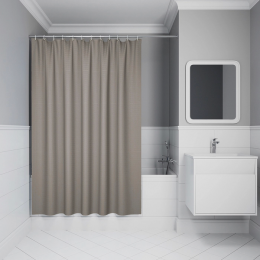 Штора для ванной Iddis Decor DW02P18i11 бежевая Штора для ванной Iddis Decor DW02P18i11 бежевая